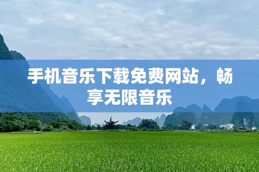 手机音乐下载免费网站，畅享无限音乐