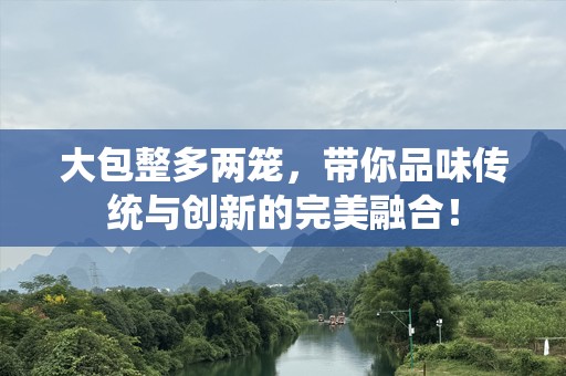 大包整多两笼，带你品味传统与创新的完美融合！