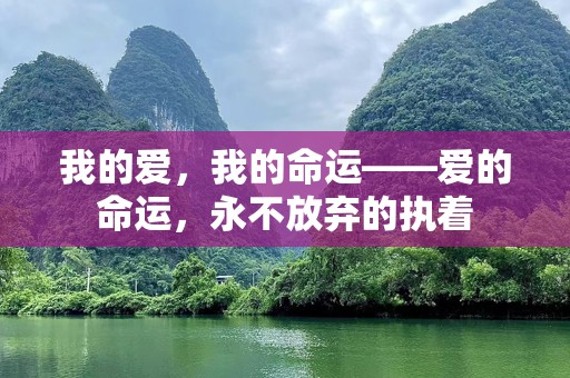 我的爱，我的命运——爱的命运，永不放弃的执着