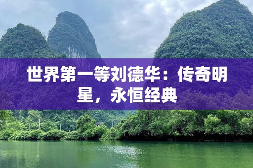 世界第一等刘德华：传奇明星，永恒经典