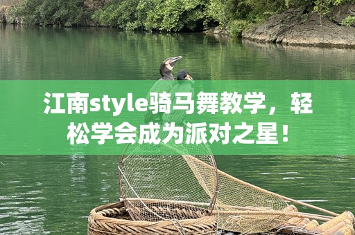 江南style骑马舞教学，轻松学会成为派对之星！