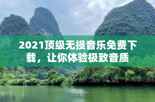 2021顶级无损音乐免费下载，让你体验极致音质