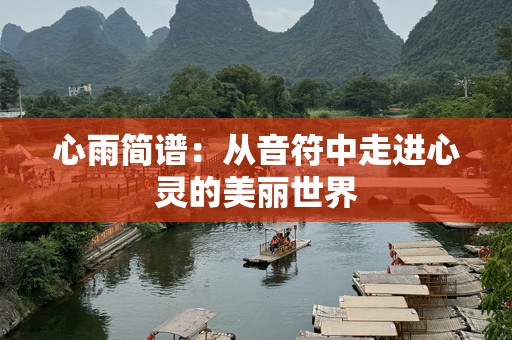 心雨简谱：从音符中走进心灵的美丽世界