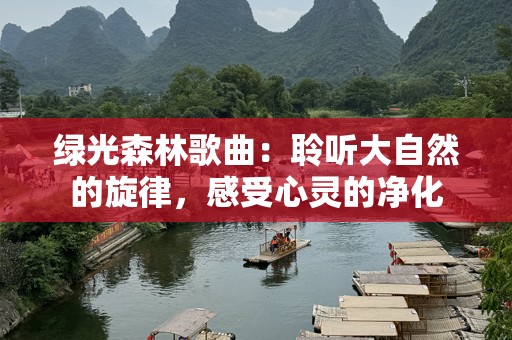 绿光森林歌曲：聆听大自然的旋律，感受心灵的净化