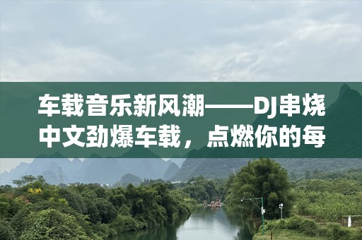 车载音乐新风潮——DJ串烧中文劲爆车载，点燃你的每一程