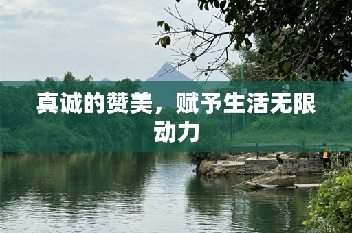 真诚的赞美，赋予生活无限动力