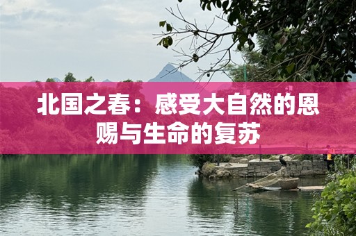 北国之春：感受大自然的恩赐与生命的复苏