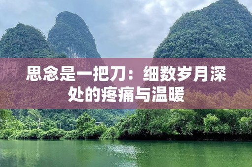 思念是一把刀：细数岁月深处的疼痛与温暖