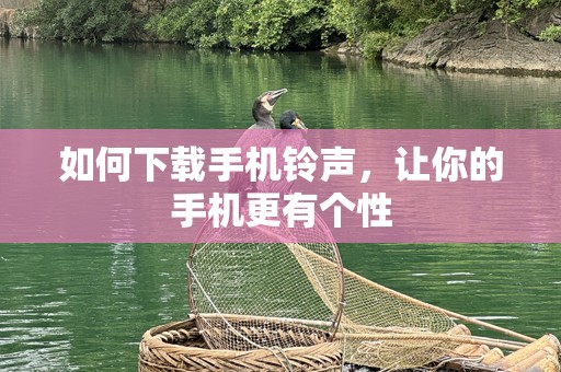 如何下载手机铃声，让你的手机更有个性