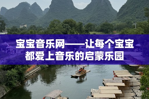 宝宝音乐网——让每个宝宝都爱上音乐的启蒙乐园