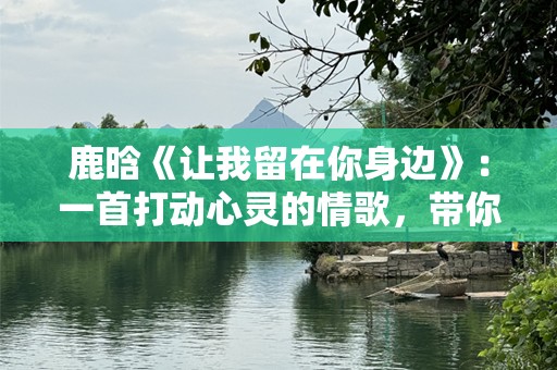 鹿晗《让我留在你身边》：一首打动心灵的情歌，带你走进温柔的世界