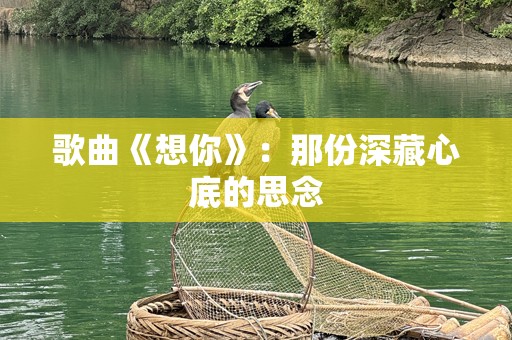 歌曲《想你》：那份深藏心底的思念