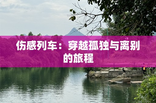 伤感列车：穿越孤独与离别的旅程