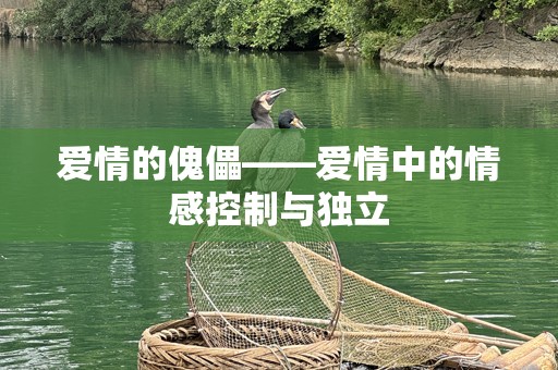 爱情的傀儡——爱情中的情感控制与独立