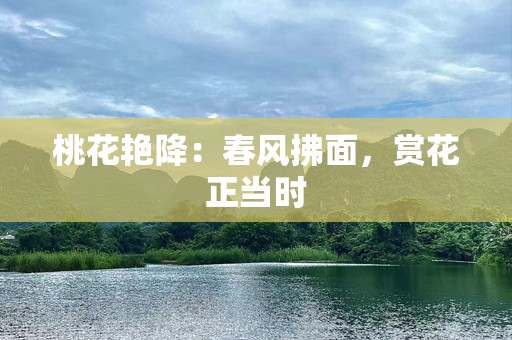 桃花艳降：春风拂面，赏花正当时