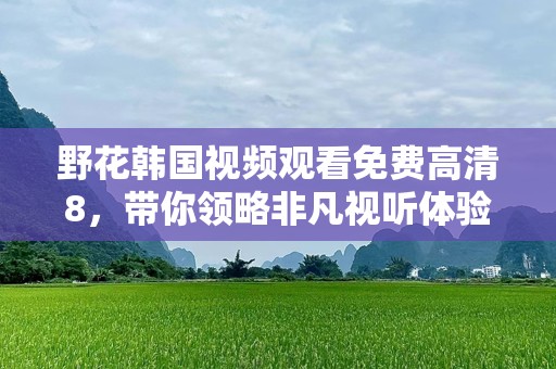 野花韩国视频观看免费高清8，带你领略非凡视听体验