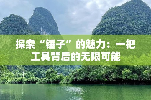 探索“锤子”的魅力：一把工具背后的无限可能