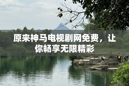 原来神马电视剧网免费，让你畅享无限精彩