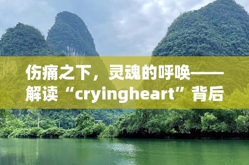 伤痛之下，灵魂的呼唤——解读“cryingheart”背后的情感世界