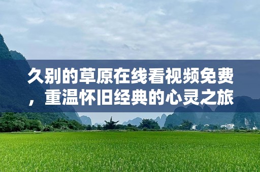 久别的草原在线看视频免费，重温怀旧经典的心灵之旅