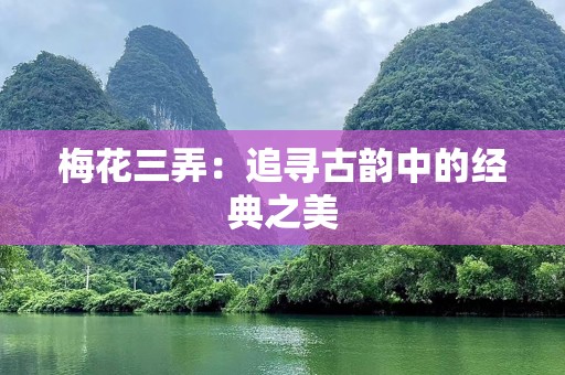 梅花三弄：追寻古韵中的经典之美