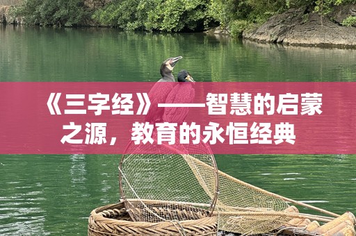 《三字经》——智慧的启蒙之源，教育的永恒经典