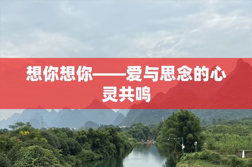 想你想你——爱与思念的心灵共鸣