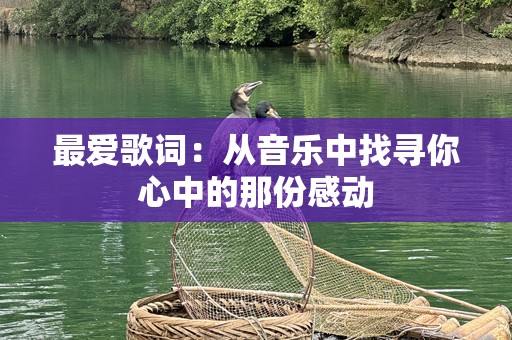 最爱歌词：从音乐中找寻你心中的那份感动