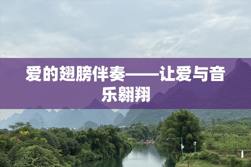 爱的翅膀伴奏——让爱与音乐翱翔