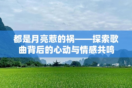 都是月亮惹的祸——探索歌曲背后的心动与情感共鸣 都是月亮惹的祸——探索歌曲背后的心动与情感共鸣