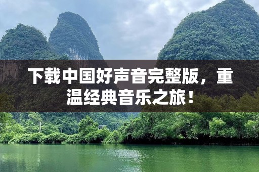 下载中国好声音完整版，重温经典音乐之旅！