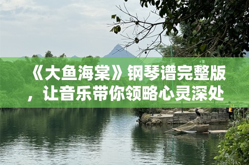《大鱼海棠》钢琴谱完整版，让音乐带你领略心灵深处的美丽